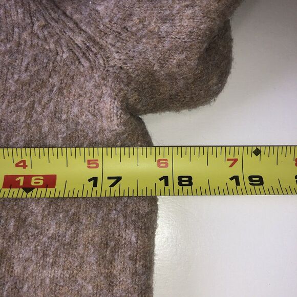 J.Crew Women’s Extra Soft Sweater Split Hem Brown Wool Blend Size Small - Picture 5 of 15